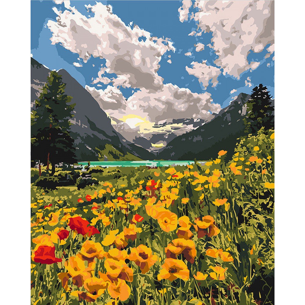 Картина за номерами Величні Альпи 40х50 см арт. КНО2268 ISBN 4823104317753