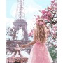 Картина по номерам Влюблённая в Париж 2 40х50 см арт. КНО4568 ISBN 4823104308966