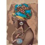 Картина за номерами Перлина Африки 35х50 см арт. КНО2625 ISBN 4823104301059