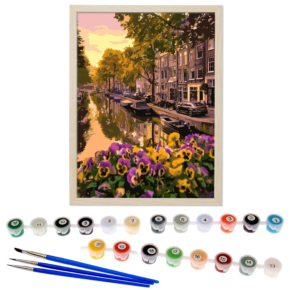 Картина по номерам Амстердам 40х50 см арт. КНО3553 ISBN 4823104312642