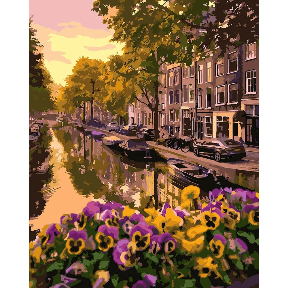 Картина по номерам Амстердам 40х50 см арт. КНО3553 ISBN 4823104312642