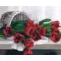 Картина по номерам Тюльпаны в корзинке 40х50 см арт. КНО2064 ISBN 4823104308133
