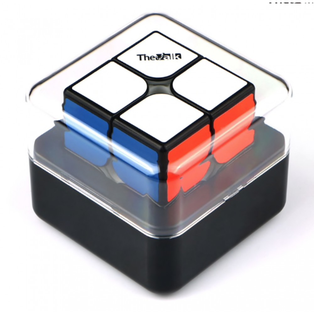 Кубик Рубика 2x2 QiYi Valk2 M black | Магнитный Валк 2х2 чёрный