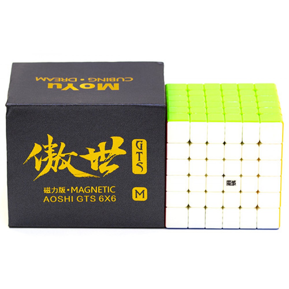 Кубик Рубика 6х6 MoYu AO Shi GTS M magnetic stickerless | Кубик 6х6 магнитный без наклеек