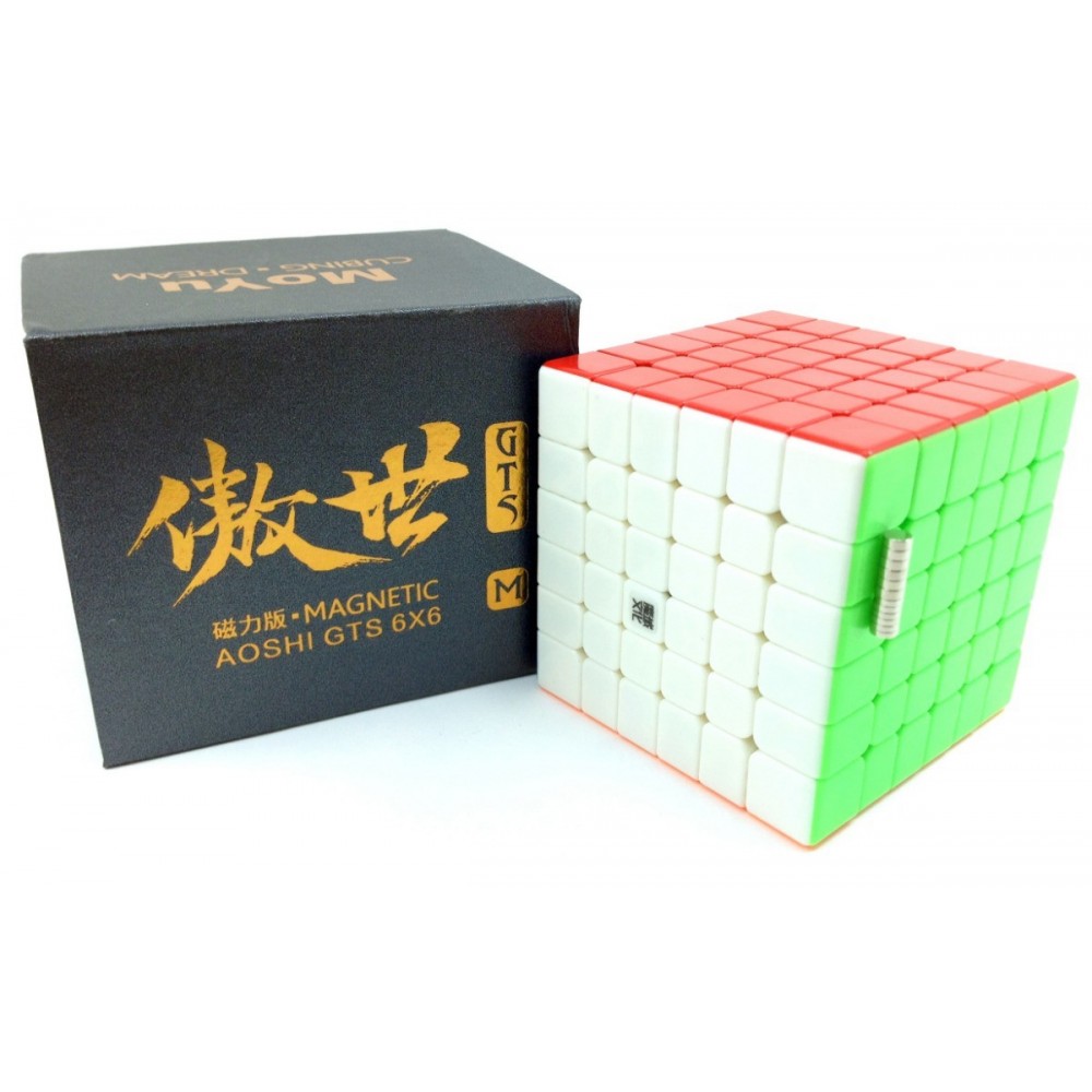 Кубик Рубика 6х6 MoYu AO Shi GTS M magnetic stickerless | Кубик 6х6 магнитный без наклеек