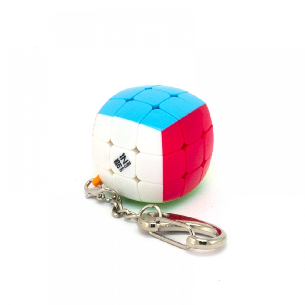QiYi Mofangge Keyring | Брелок Кубик Рубіка 3х3 кольоровий