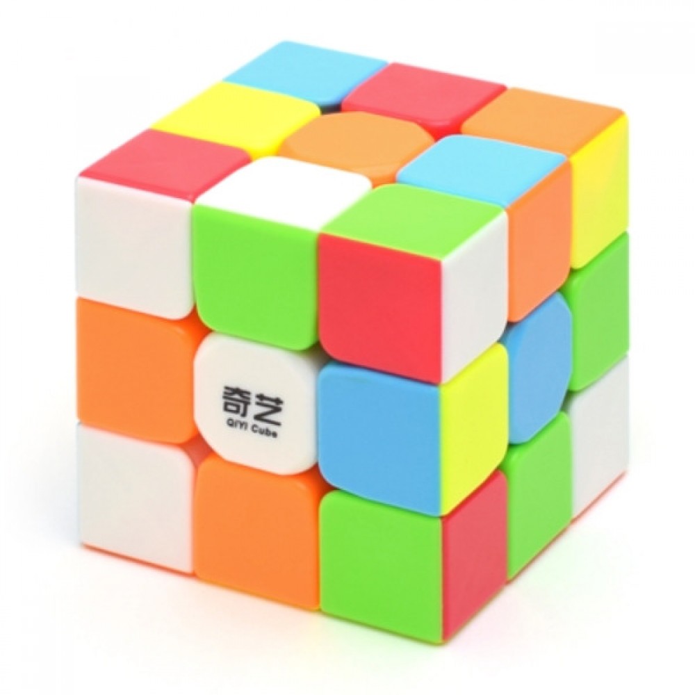 Кубик Рубіка 3х3 Warrior W QiYi MoFangGe stickerless | Варіор кольоровий