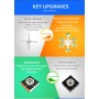 Кубик Рубика 3х3 GAN 356 RS Numerical IPG stickerless | Ган 356 нумерикал без наклеек