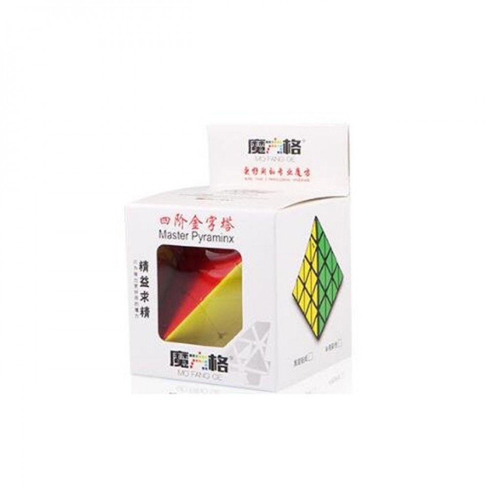 Пірамідка QiYi Master Pyraminx 4x4 stickerless | Пірамідка 4х4 без наліпок