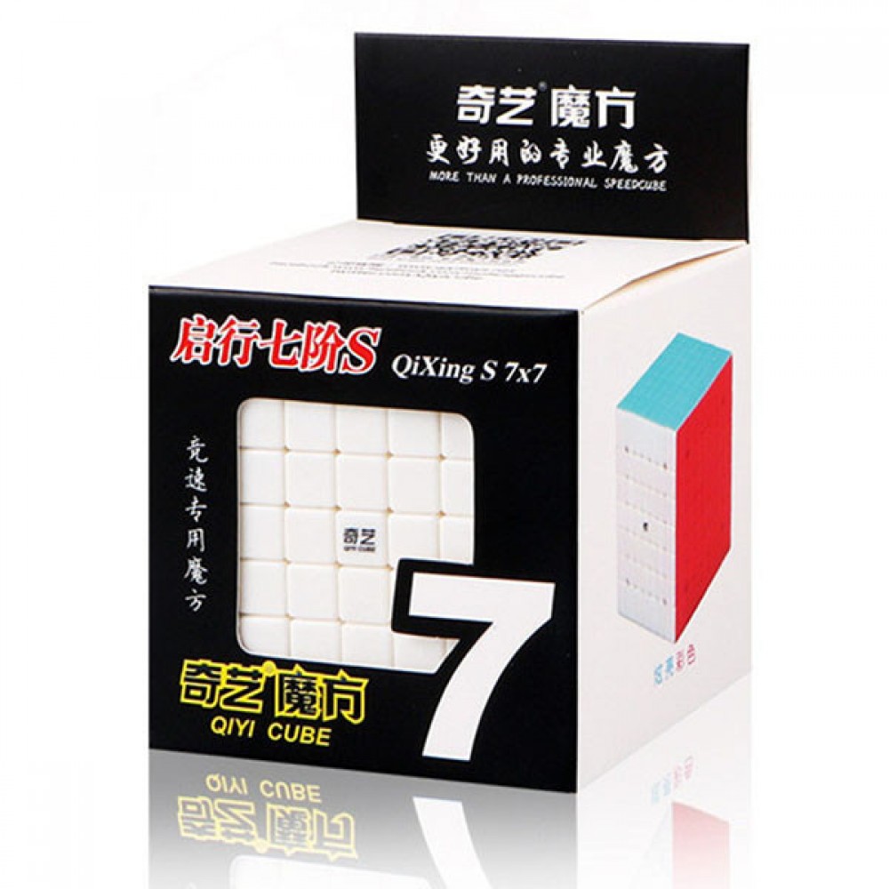 Кубик Рубика 7х7 QiYi QiXing S stickerless | Кубик Чии 7х7 без наклеек