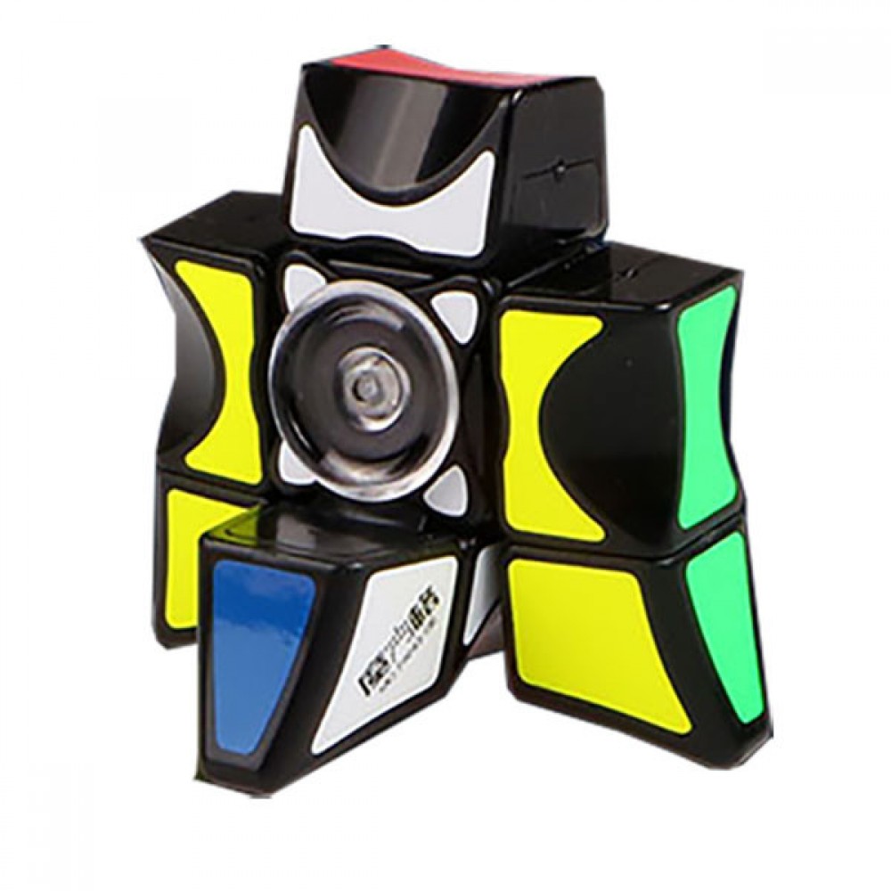 QiYi MofangGe 1x3x3 Spinner Fidget Cube black | Кубоїд спінер 1х3х3 чорний