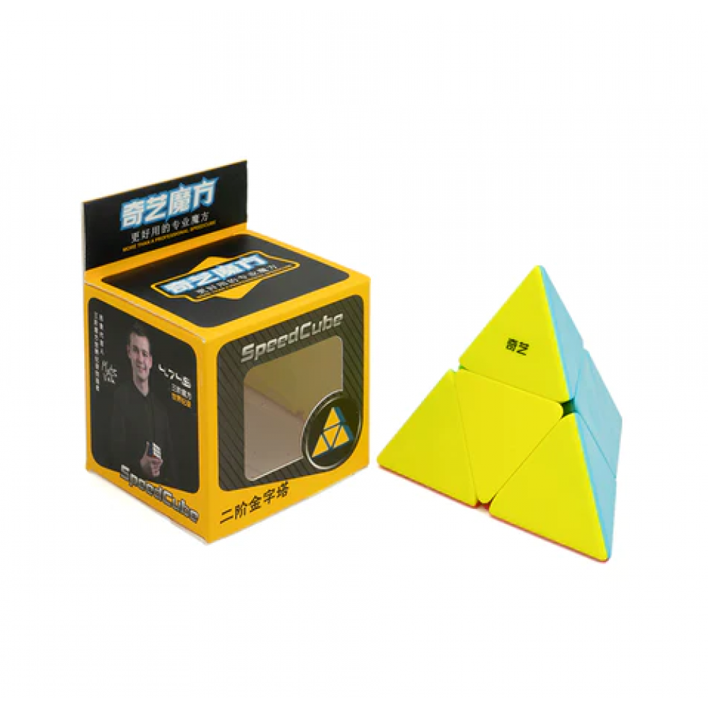 QiYi Pyramorphix 2x2 stickerless | Піраморфікс (пірамідка) 2х2 без наліпок
