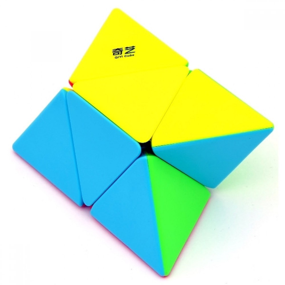 QiYi Pyramorphix 2x2 stickerless | Піраморфікс (пірамідка) 2х2 без наліпок