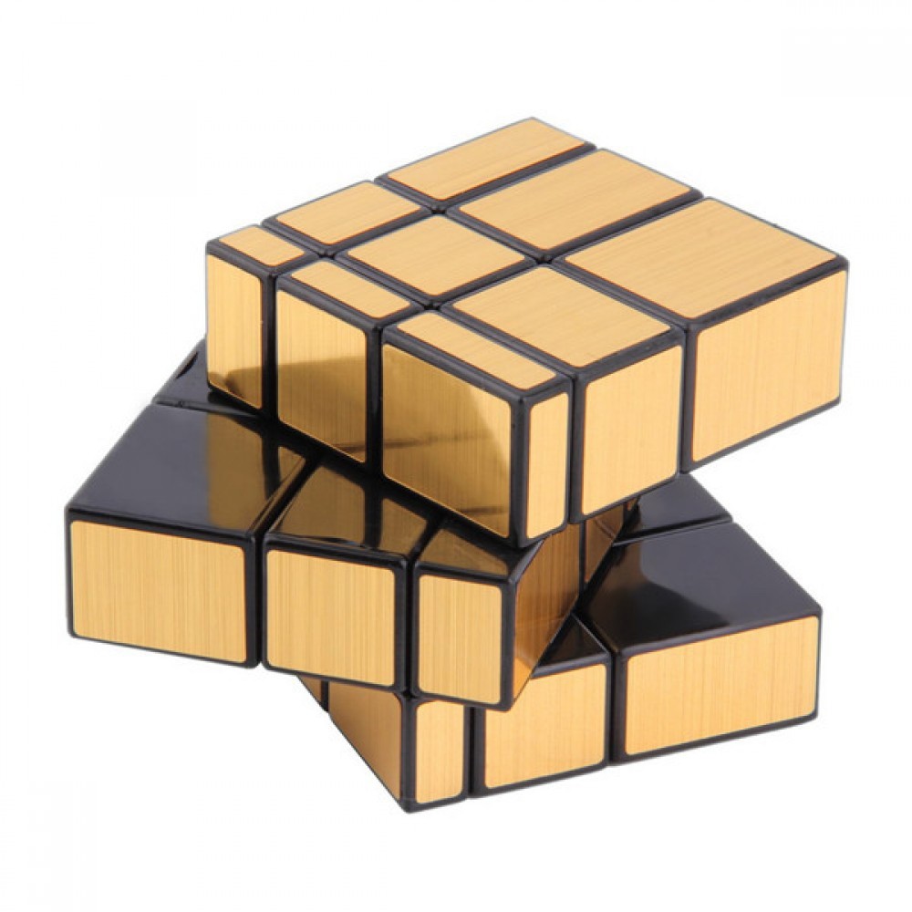 Дзеркальний кубик 3х3 | QiYi MoFangGe Mirror gold