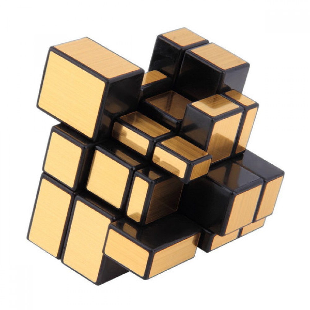 Дзеркальний кубик 3х3 | QiYi MoFangGe Mirror gold