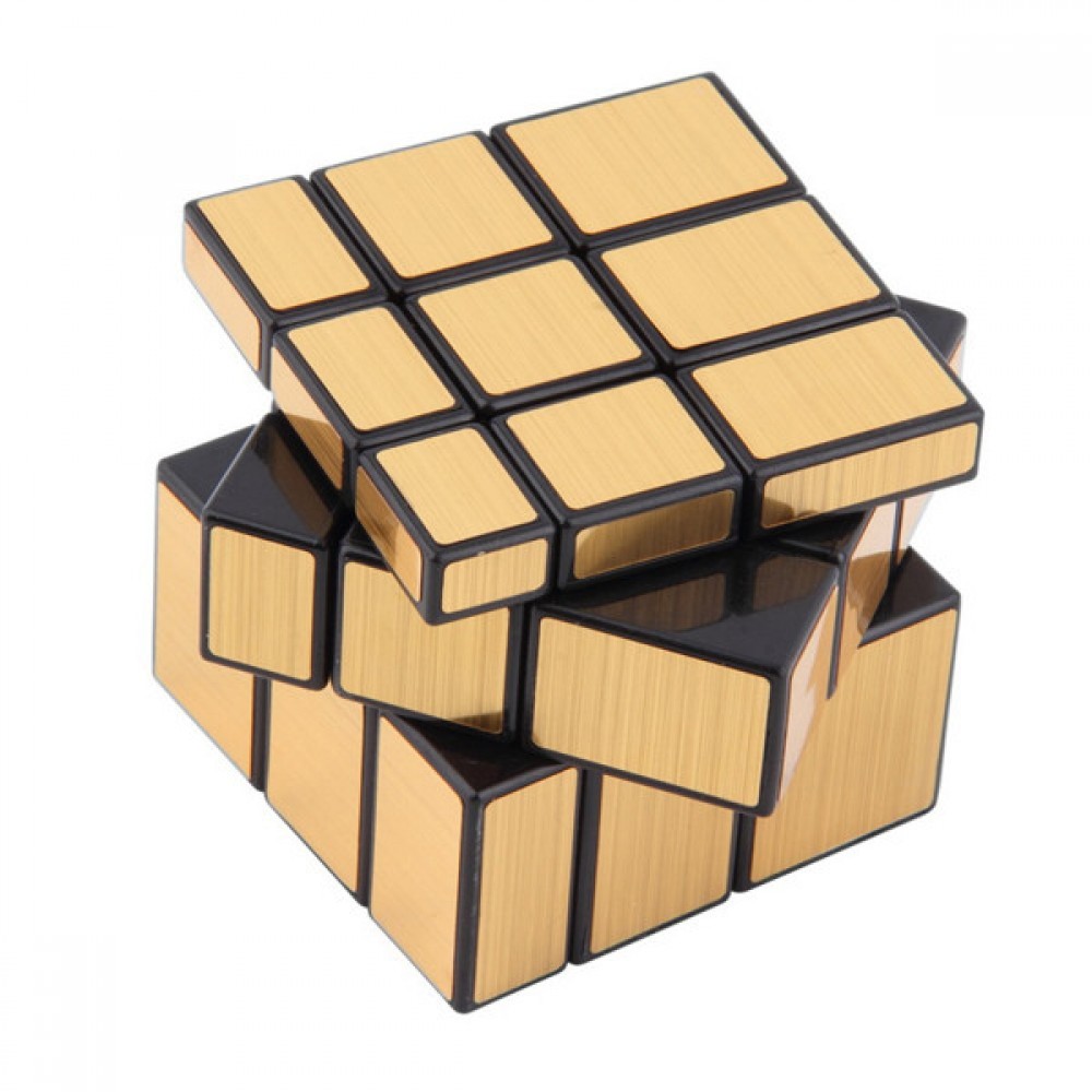 Дзеркальний кубик 3х3 | QiYi MoFangGe Mirror gold