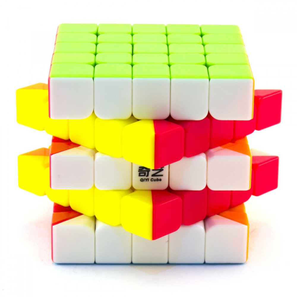 Кубик Рубика 5х5 Qiyi QiZheng S stickerless | Кубик Чии 5х5 без наклеек