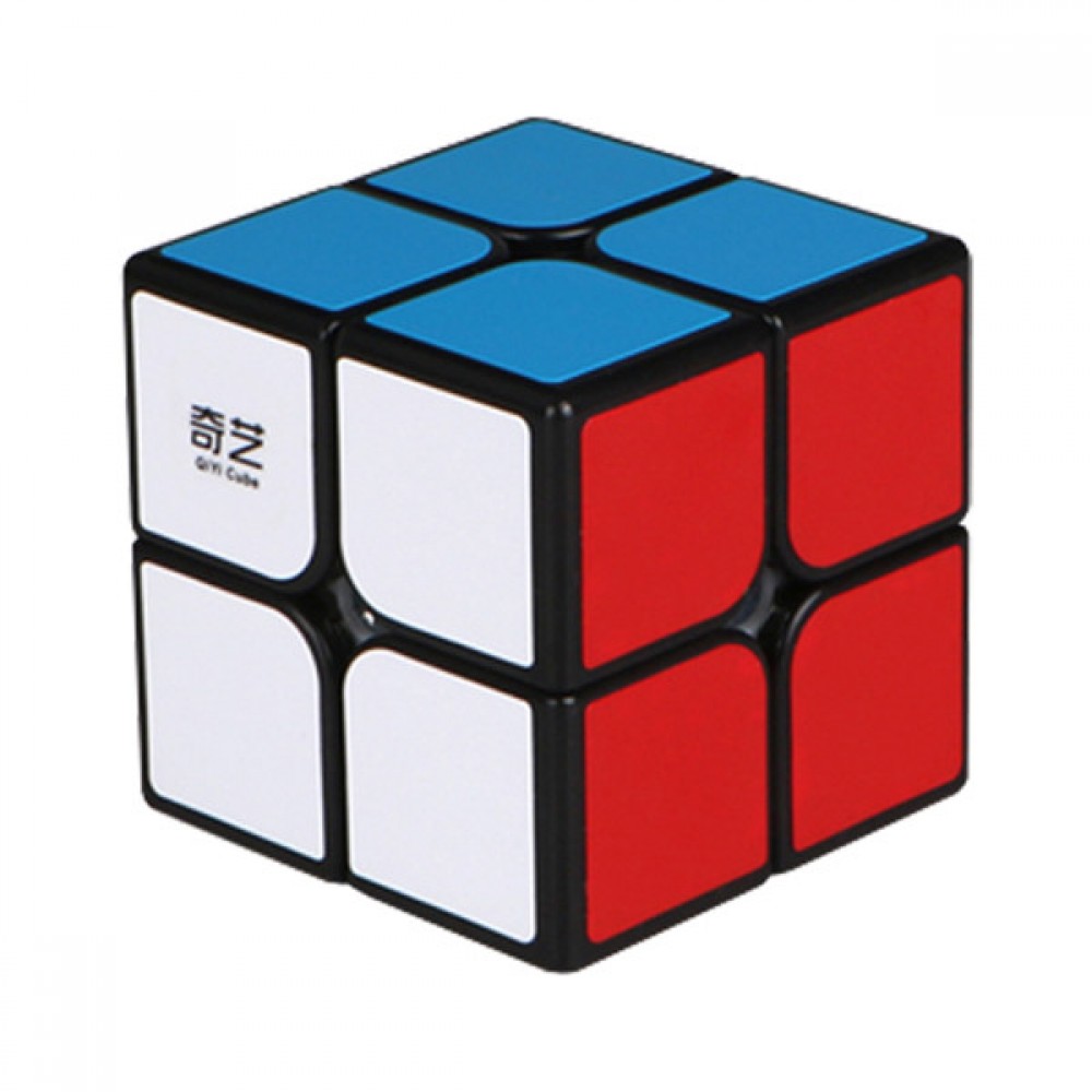 Кубик Рубіка 2х2 QiYi QiDi S black | КіДі чорний