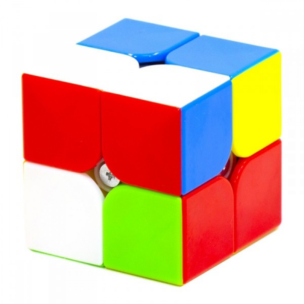 Кубик Рубіка 2х2 MoYu YJ MGC Magnetic stickerless | Кубик МоЮ эмджісі 2х2 без наліпок