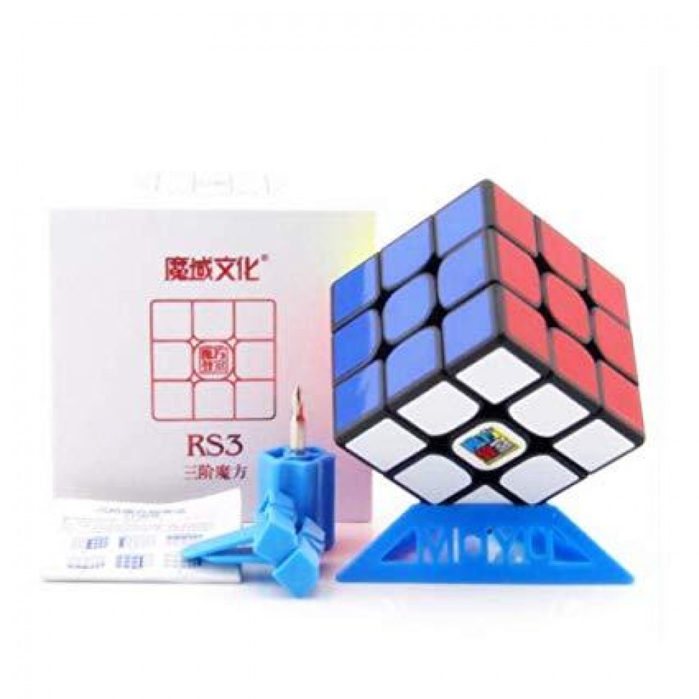 Кубик Рубика 3х3 MoYu MoFangJiaoShi MF3 RS3 black | Кубик 3х3 МоЮ чёрный