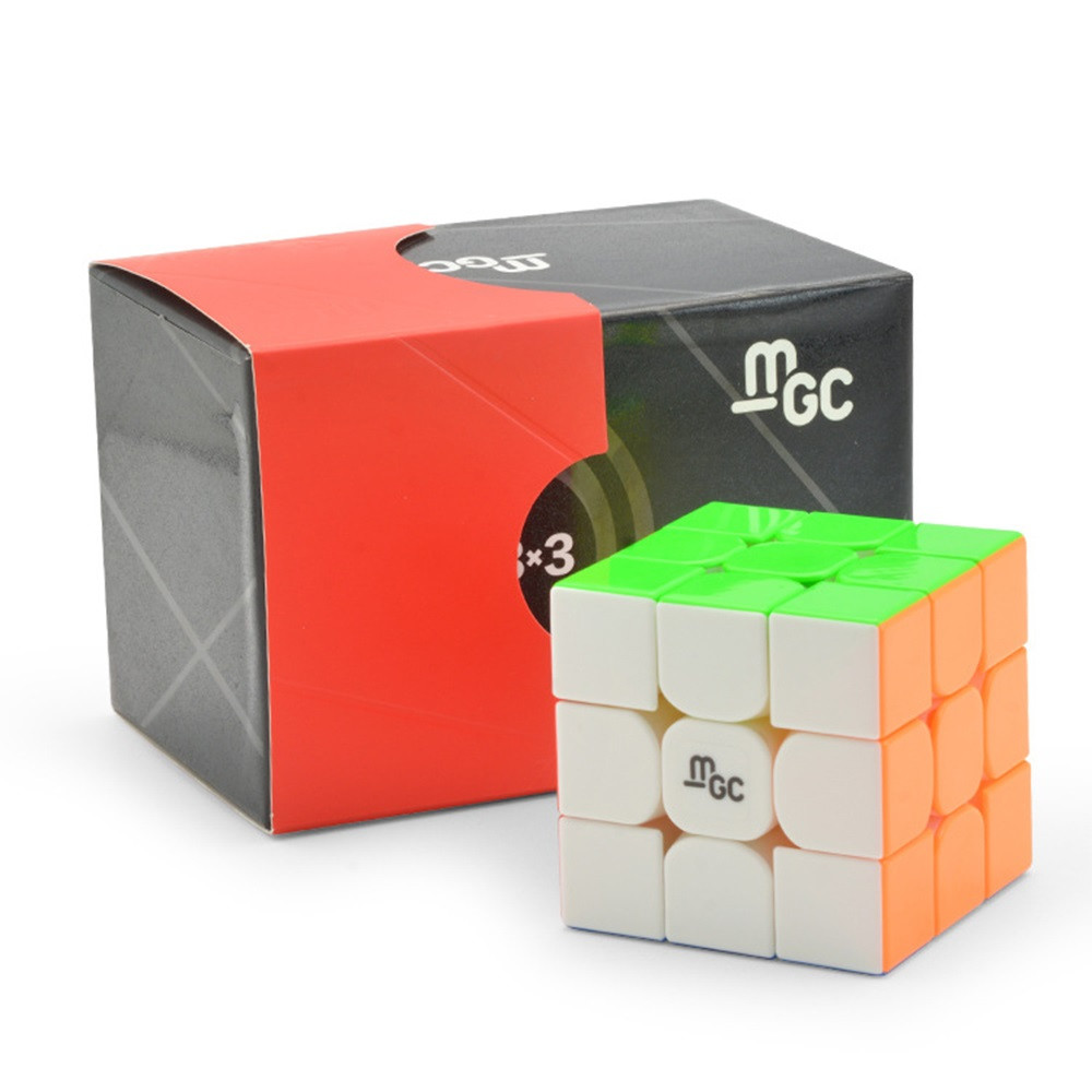 Кубик Рубіка 3х3 YJ MGC V2 magnetic stickerless | Магнітний кубик без наліпок