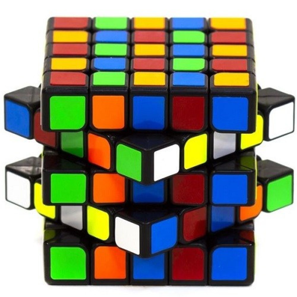 Кубик Рубіка 5х5 Qiyi QiZheng black | Кубик Чіі 5х5 чорний