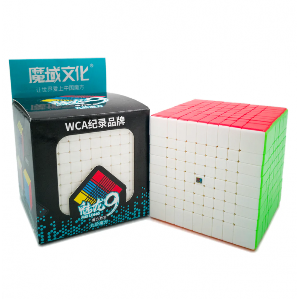 Кубик Рубіка 9х9 MoYu Meilong MF9 color | МоЮ Мейлонг МФ9 без наліпок