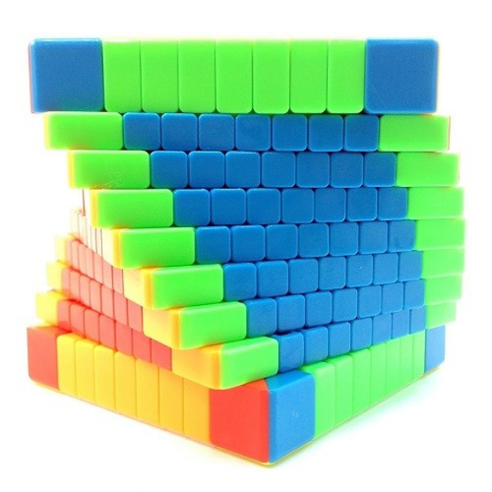 Кубик Рубика 9х9 MoYu Meilong MF9 color | МоЮ Мейлонг МФ9 без наклеек