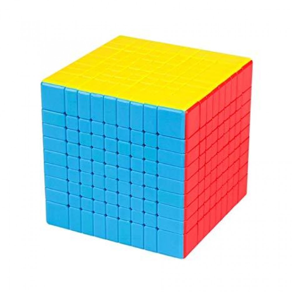 Кубик Рубика 9х9 MoYu Meilong MF9 color | МоЮ Мейлонг МФ9 без наклеек