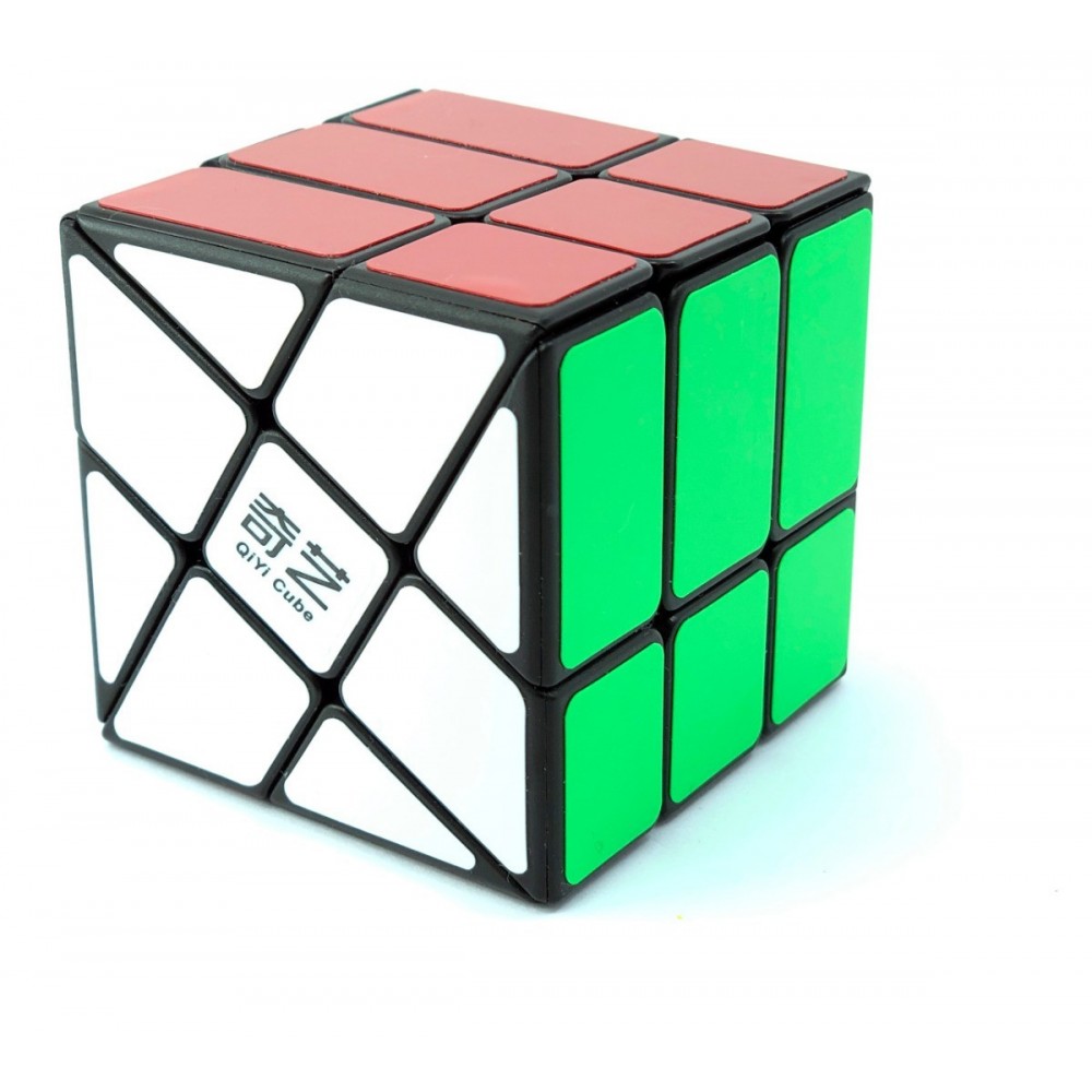 QiYi MoFangGe Windmill Cube black | Головоломка Млин Кійі чорна