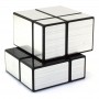 Дзеркальний кубик 2х2 | QiYi MoFangGe Mirror cube silver