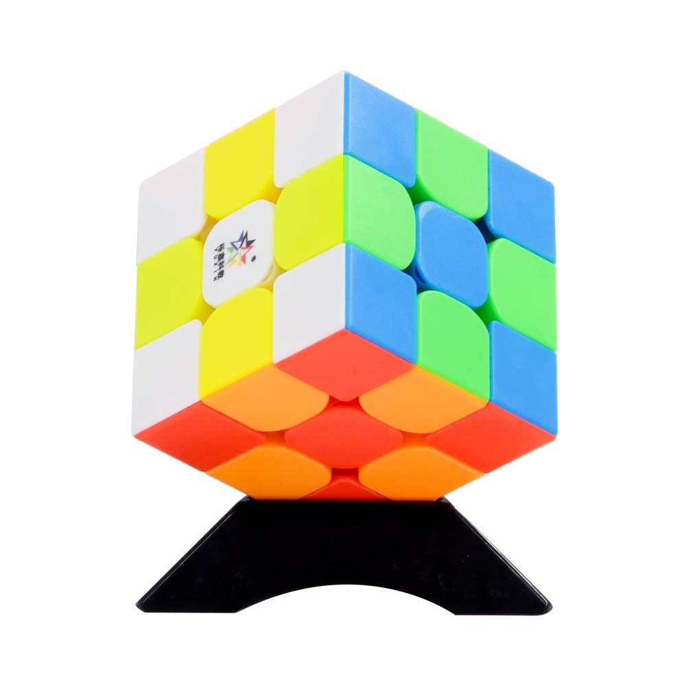 Кубик Рубіка 3х3 Yuxin Little Magic stickerless | Юксін 3х3 без наліпок + підставка