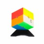 Кубик Рубіка 2х2 YuXin Little Magic color | Юксін 2х2 без наліпок + підставка
