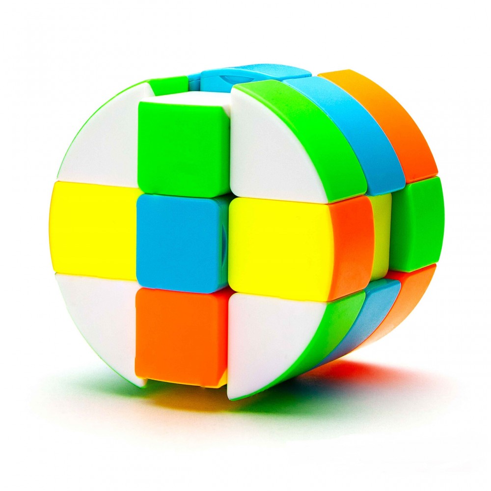 QiYi MoFangGe Cylinder Cube stickerless | Цилиндр куб (скьюб) без наклеек
