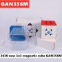 Кубик Рубика 3х3 GAN 356 M with GES Nuts stickerless | Ган 356 магнитный + Гайки