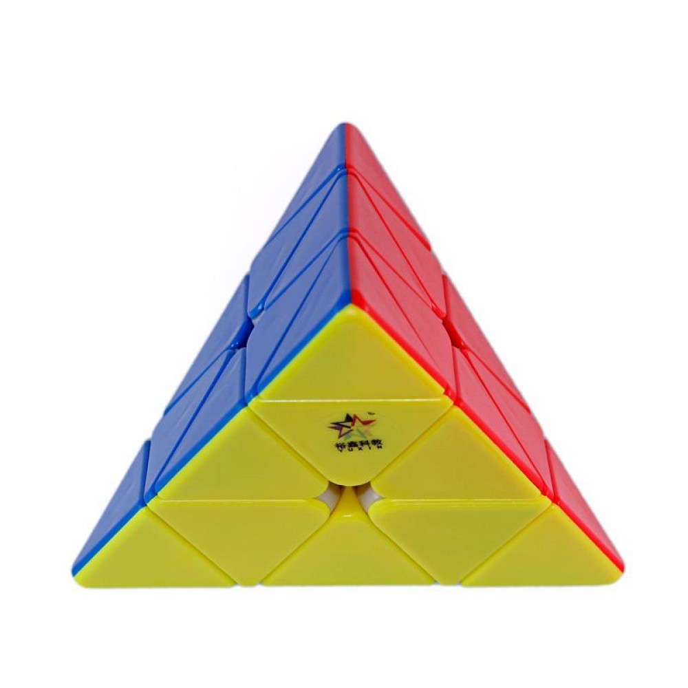 Yuxin Little Magic pyraminx stickerless | Пирамидка Юксин 3х3 цветная