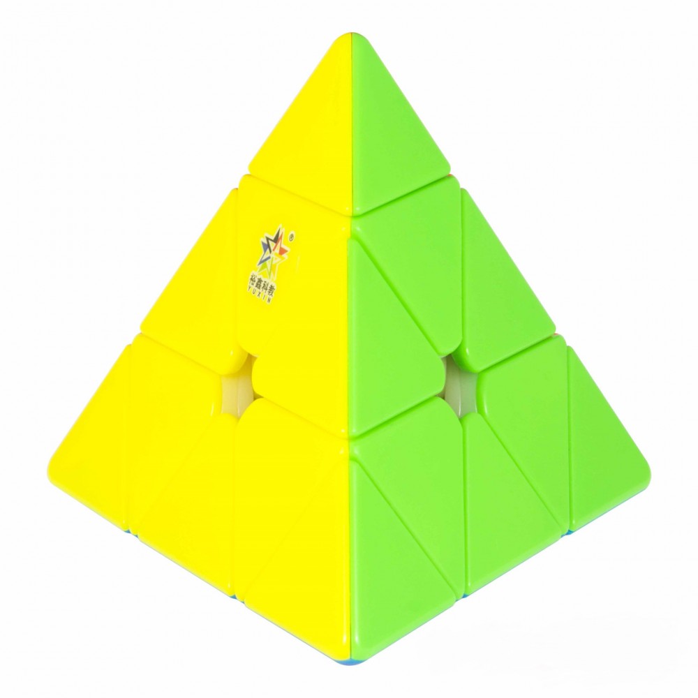 Yuxin Little Magic pyraminx stickerless | Пірамідка Юксін 3х3 кольорова