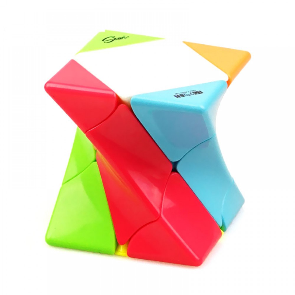 QiYi Twisty Skewb Cube stickerless (color) | Скьюб Твисти без наклеек