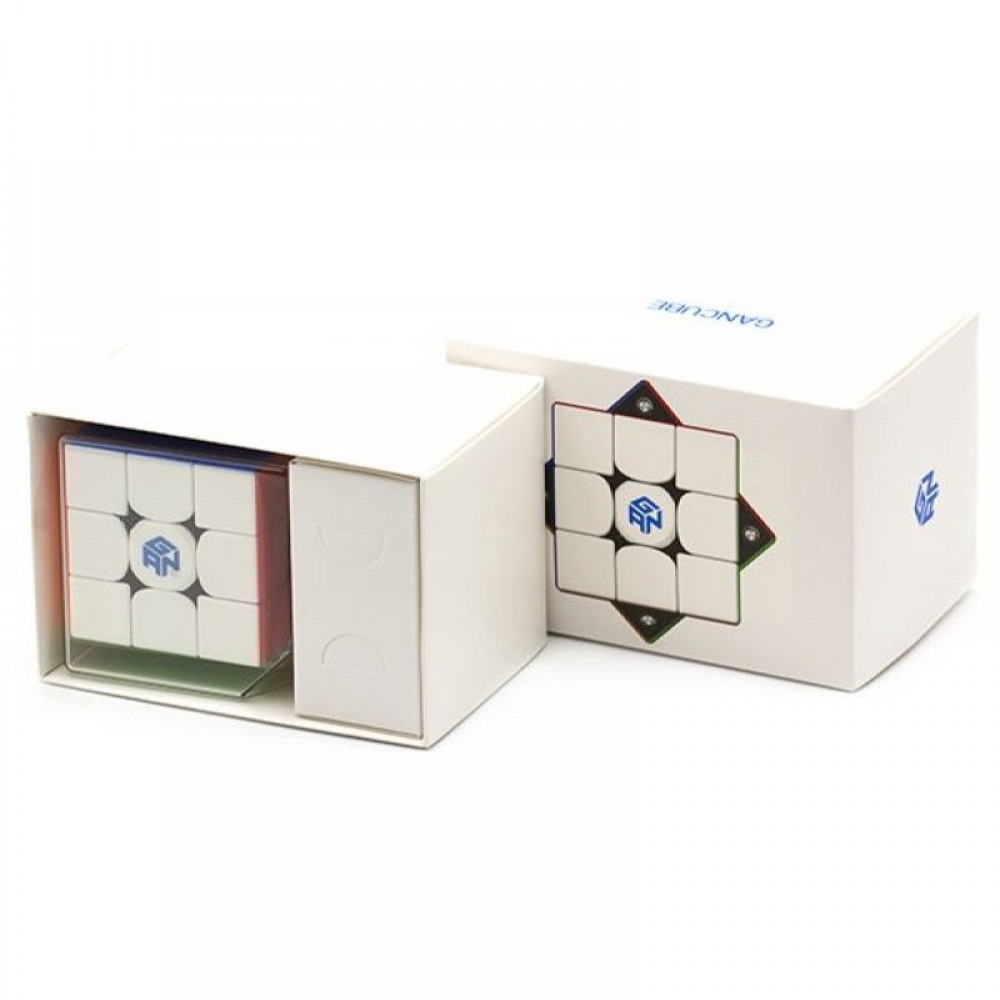 Кубик Рубіка 3х3 GAN 354 V2 M IPG stickerless | Ган магнітний без наліпок