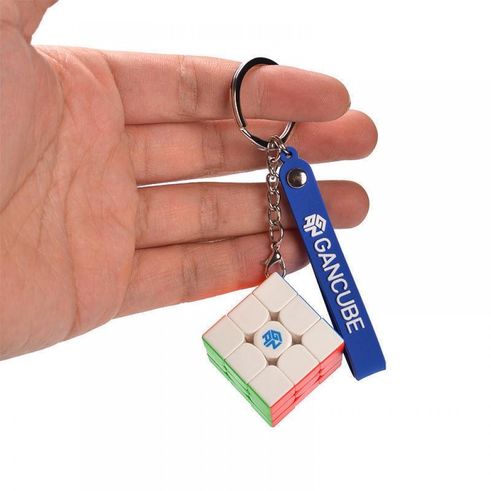 Gan Keychain 3 cm stickerless | Брелок Кубик Рубика 3x3 Ган без наклеек