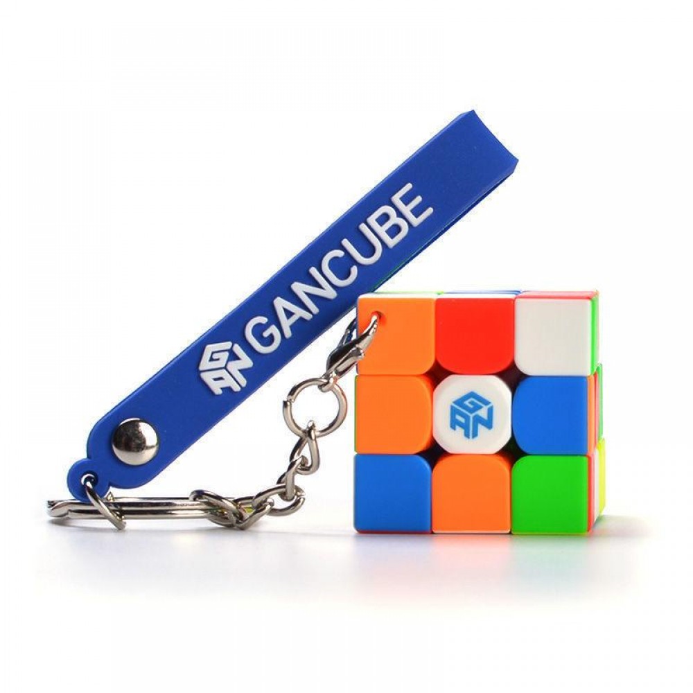 Gan Keychain 3 cm stickerless | Брелок Кубик Рубика 3x3 Ган без наклеек