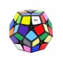 QiYi Kilominx 2х2 Megaminx black | Кібімінкс 2х2 чорний пластик із кольоровими наліпками