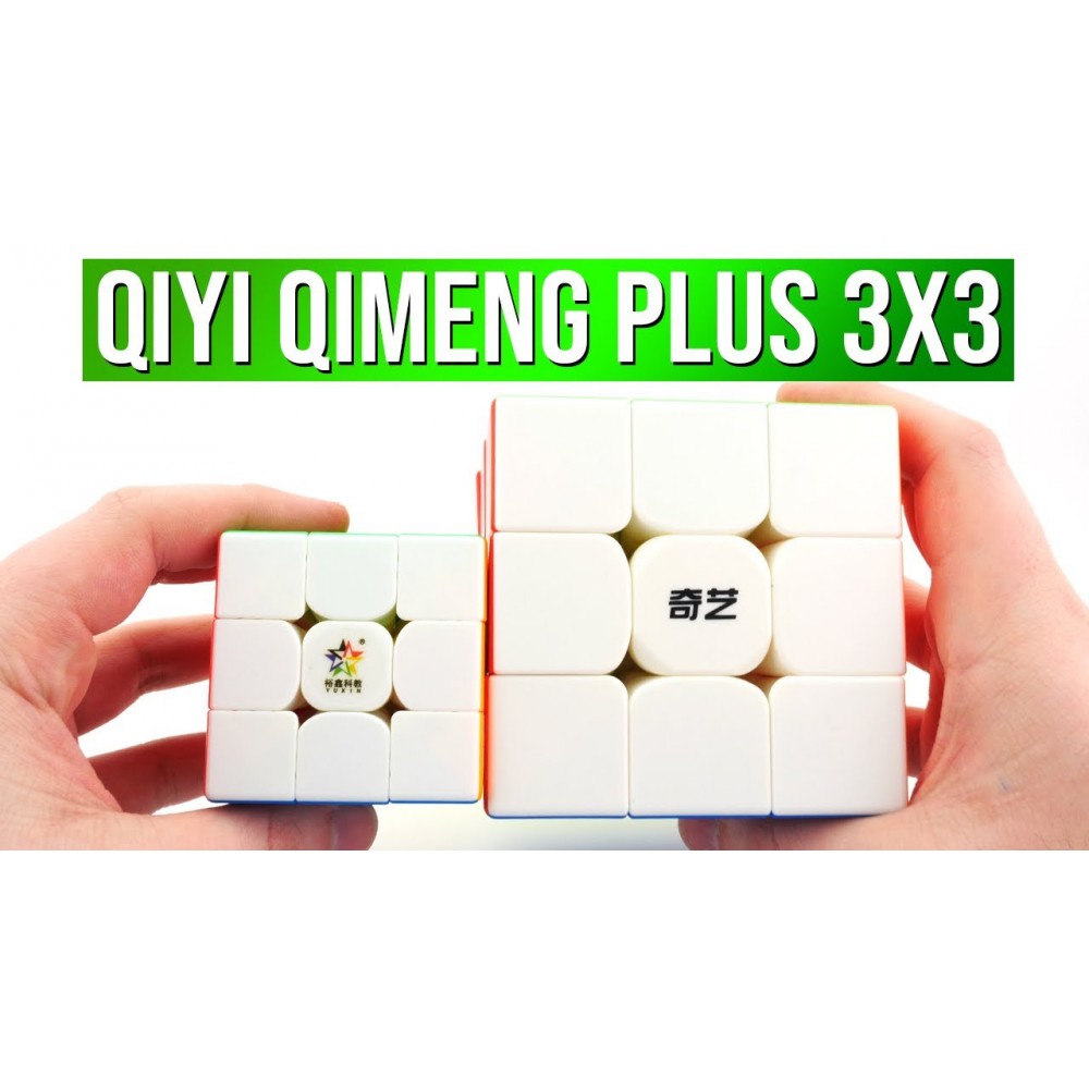 Кубик Рубика 3х3 QiMeng Plus 9.0 cm stickerless | Большой Кубик 9 см без наклеек