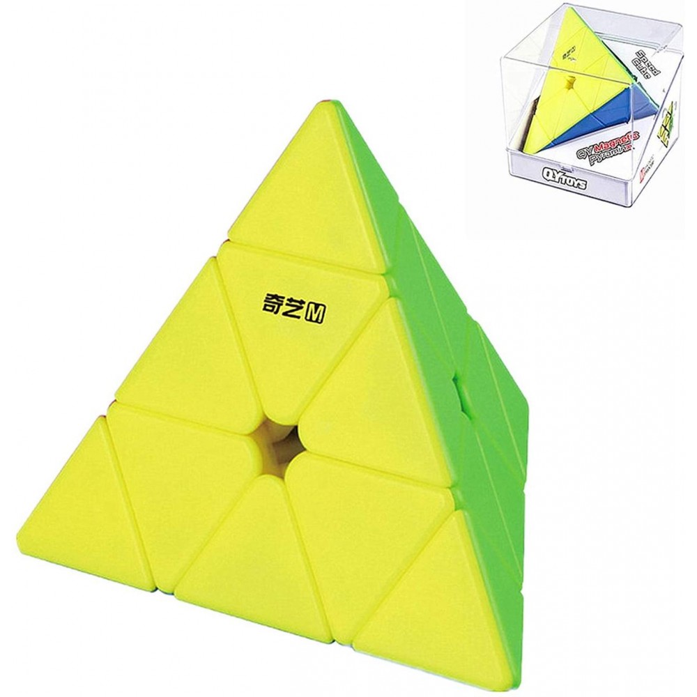 QiYi Pyraminx MS Magnetic stickerless | Пірамідка магнітна 3х3