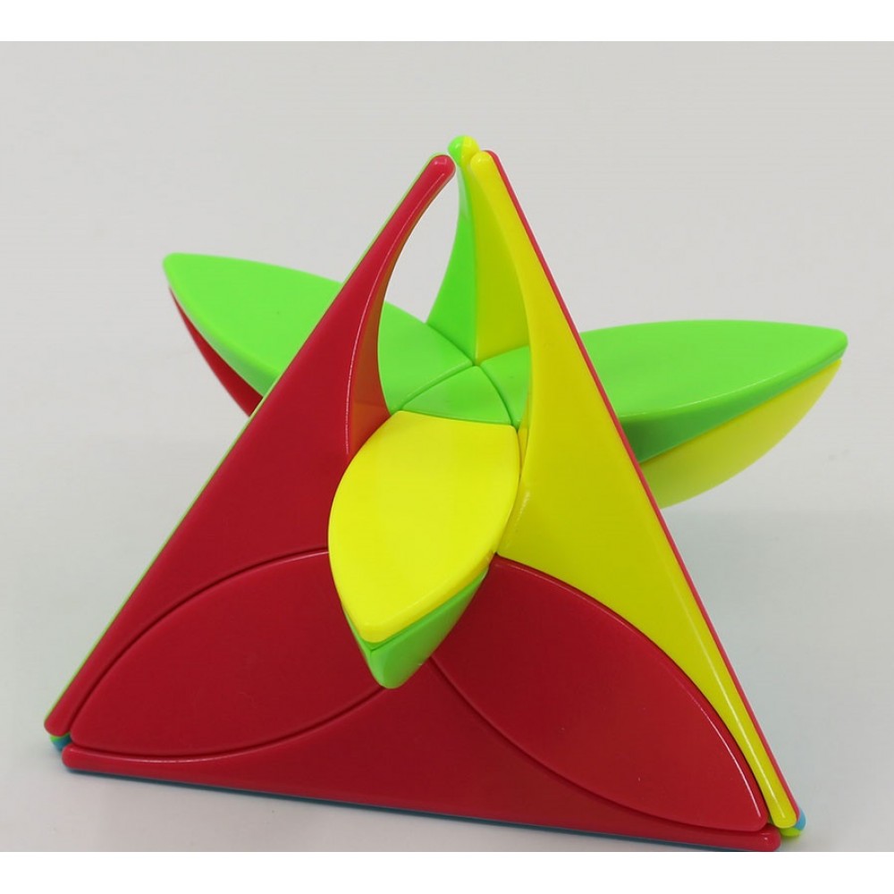 QiYi Clover Pyraminx stickerless | Пірамідка Кловер
