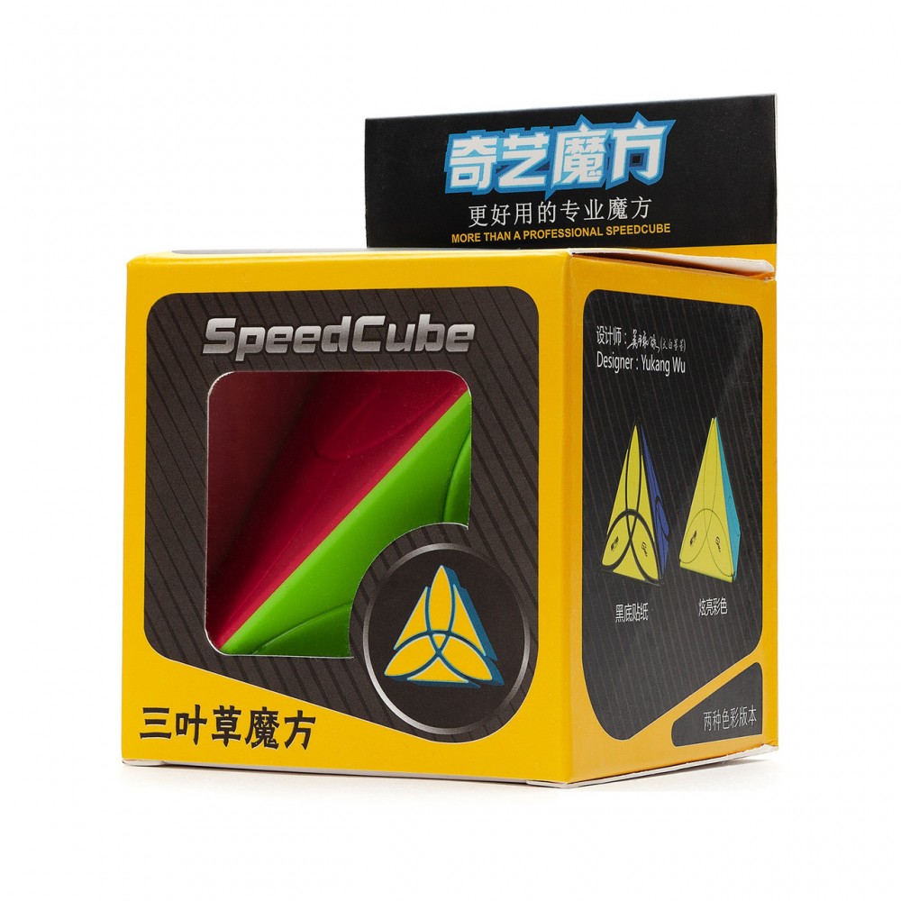 QiYi Clover Pyraminx stickerless | Пірамідка Кловер
