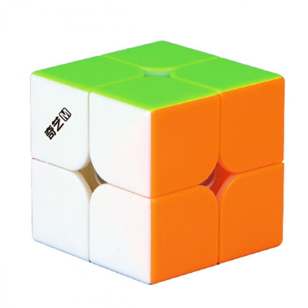 Кубик Рубіка 2х2 QiYi MS magnetic stickerless | Магнітний кубик 2х2 без наліпок