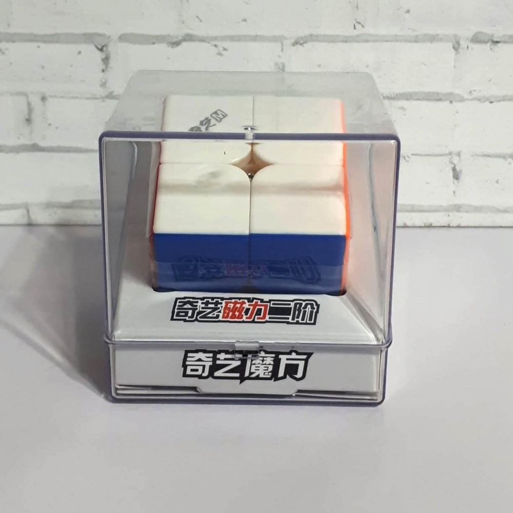 Кубик Рубіка 2х2 QiYi MS magnetic stickerless | Магнітний кубик 2х2 без наліпок