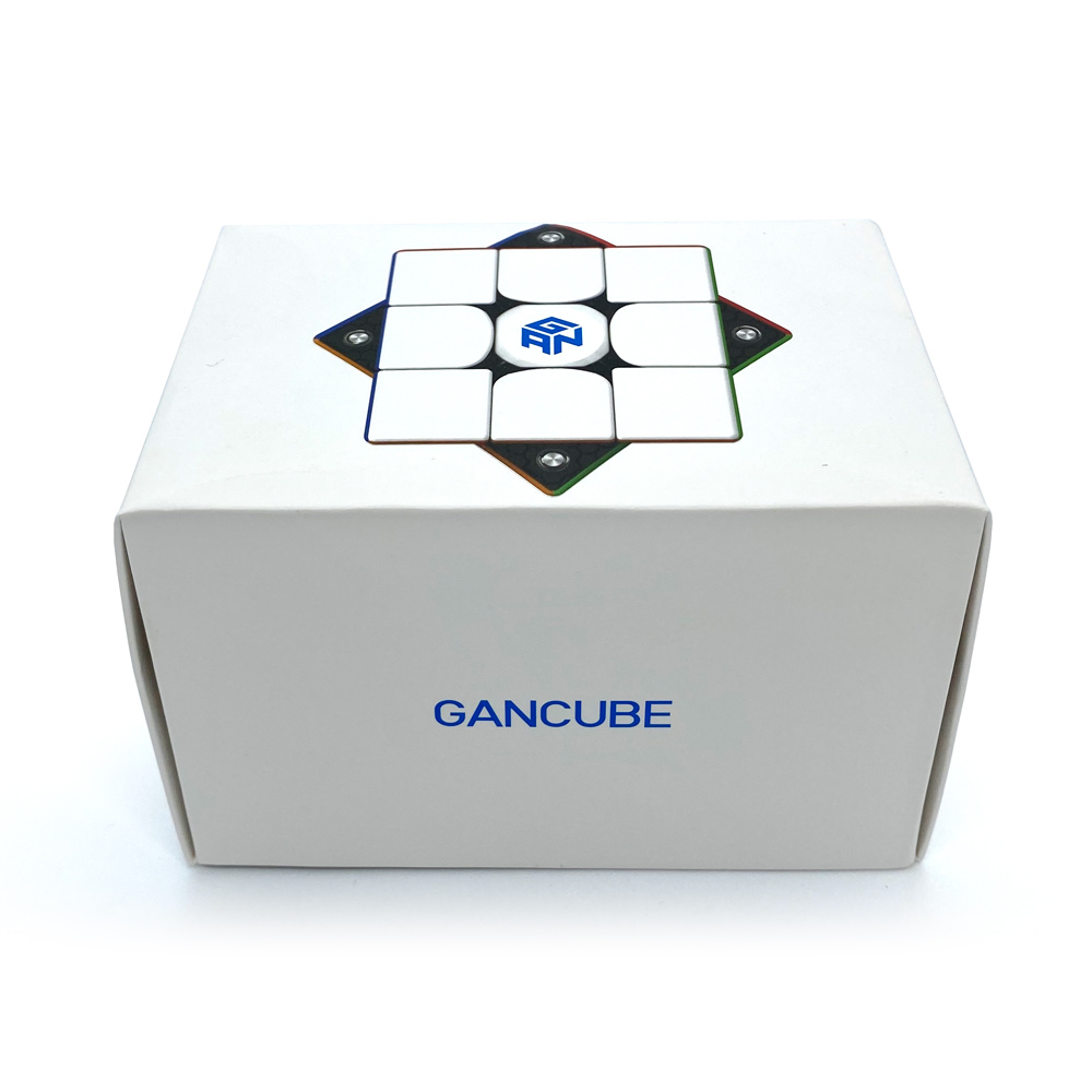 Кубик Рубіка 3х3 GAN 354 V2 M IPG with GES stickerless | Ган магнітний айпіджі + Гайки