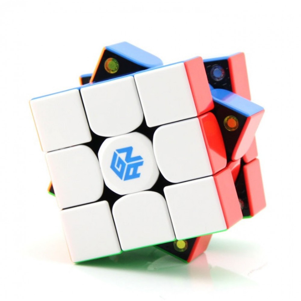 Кубик Рубика 3х3 GAN 354 V2 M IPG with GES stickerless | Ган магнитный айпиджи + Гайки